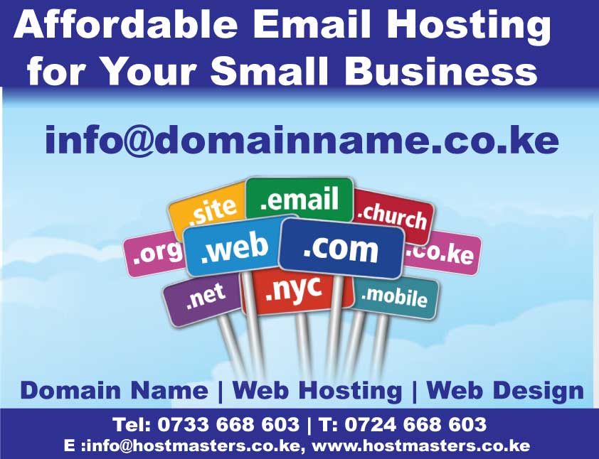 Domains Registration, Customized Emails & Website design, Web Hosting Services