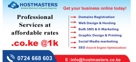 Cheap website design in Nairobi