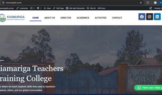 Colllege Website Kenya