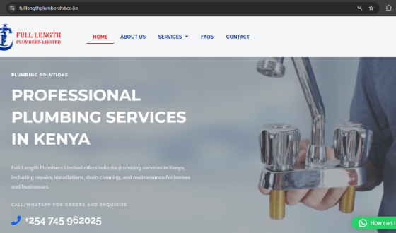 Get a professional website that helps your plumbing business attract more customers and bookings.