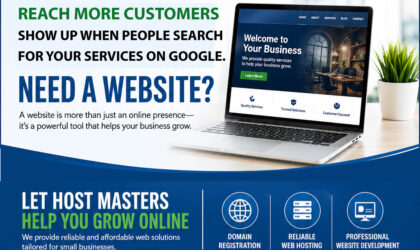 One-page website design