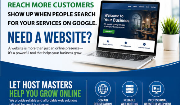 One-page website design