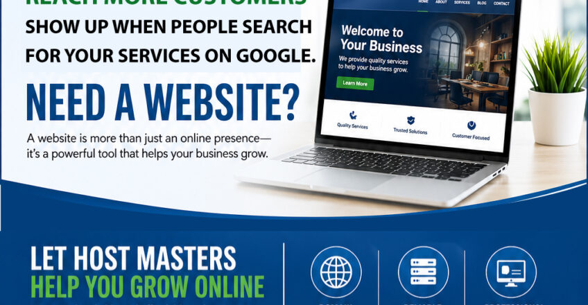 One-page website design