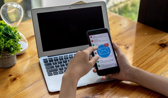 Setting up a professional domain email account on a mobile phone