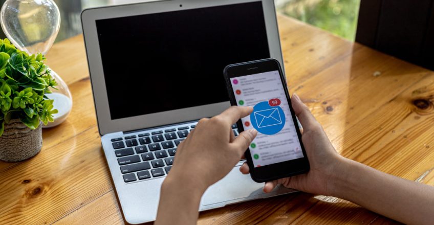 Setting up a professional domain email account on a mobile phone